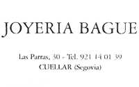 JOYERÍA BAGUE - Las Parras, 30 - Tlf. 921 140 139 - Cuellar