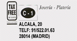 JOYERIA PLATERIA C-1 - ALCALA 20 - TELF: 91 522.01.63/437.56.93 - MADRID