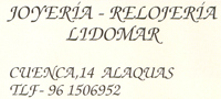 JOYERA RELOJERIA LIDOMAR - Cuenca, 14 - Alaquas - TEL: 961 506 952