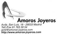 AMOROSOS JOYEROS - AVD. SAN LUIS 18 - TELF: 91 763.30.54 - MADRID
