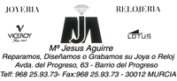 M. JESUS AGUIRRE - AVDA. DEL PROGRESO, 36 - TELF: 968 25.93.73 - MURCIA