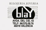BLAY - AVDA DEL CID, 43 - TELF: 96 370.09.76 - VALENCIA