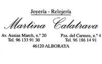 MARTINA CALATRABA - Tlf. 961 339 130 - 961 861 491 - Alboraya